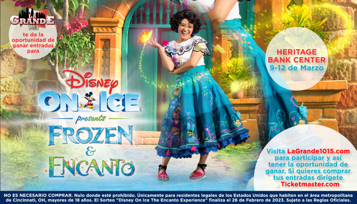 Local: DISNEY ON ICE: ENCANTO Contest Graphics_RD Cincinnati WIZF_February 2023