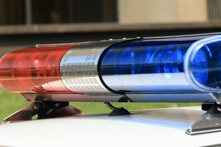 Police on the crime scene