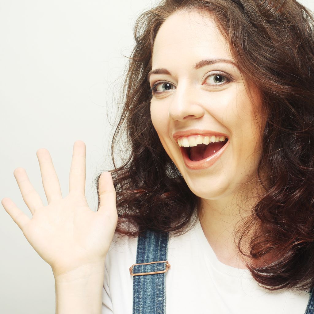 Young attractive woman