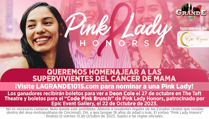 PINK LADY HONORS | iOne Local Sales | 2023-09-29