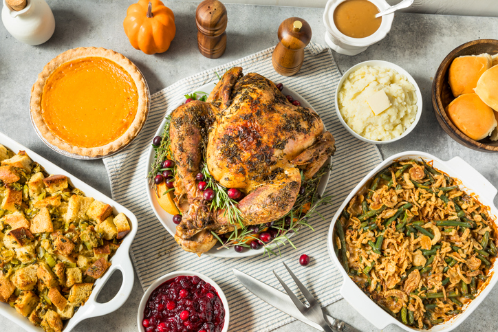 Homemade Thanksgiving Turkey Dinner