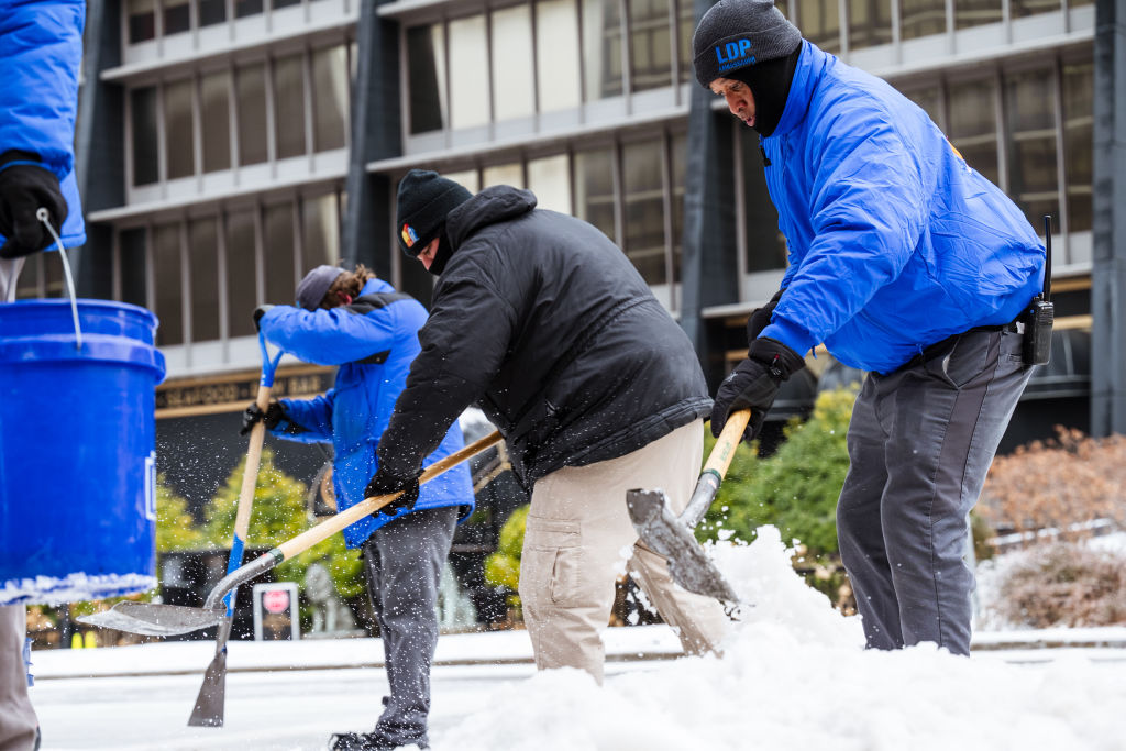 Winter Storm Brings Icy Conditions To Louisville, Kentucky