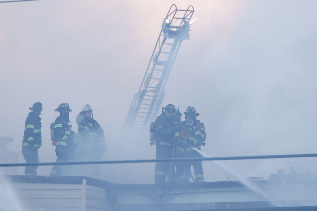 15 Families Displaced After 5-Alarm Fire Blazes in West New York