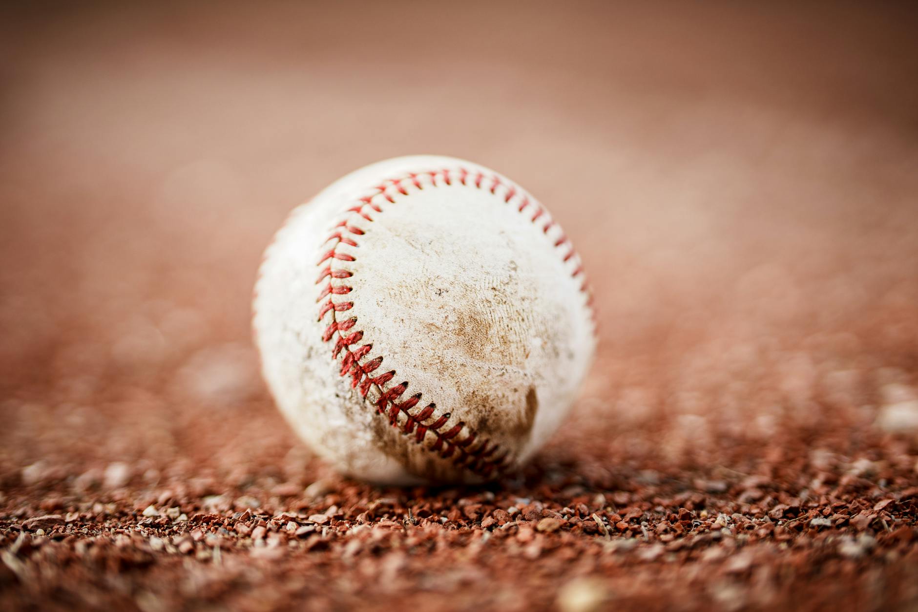 baseball ball on ground