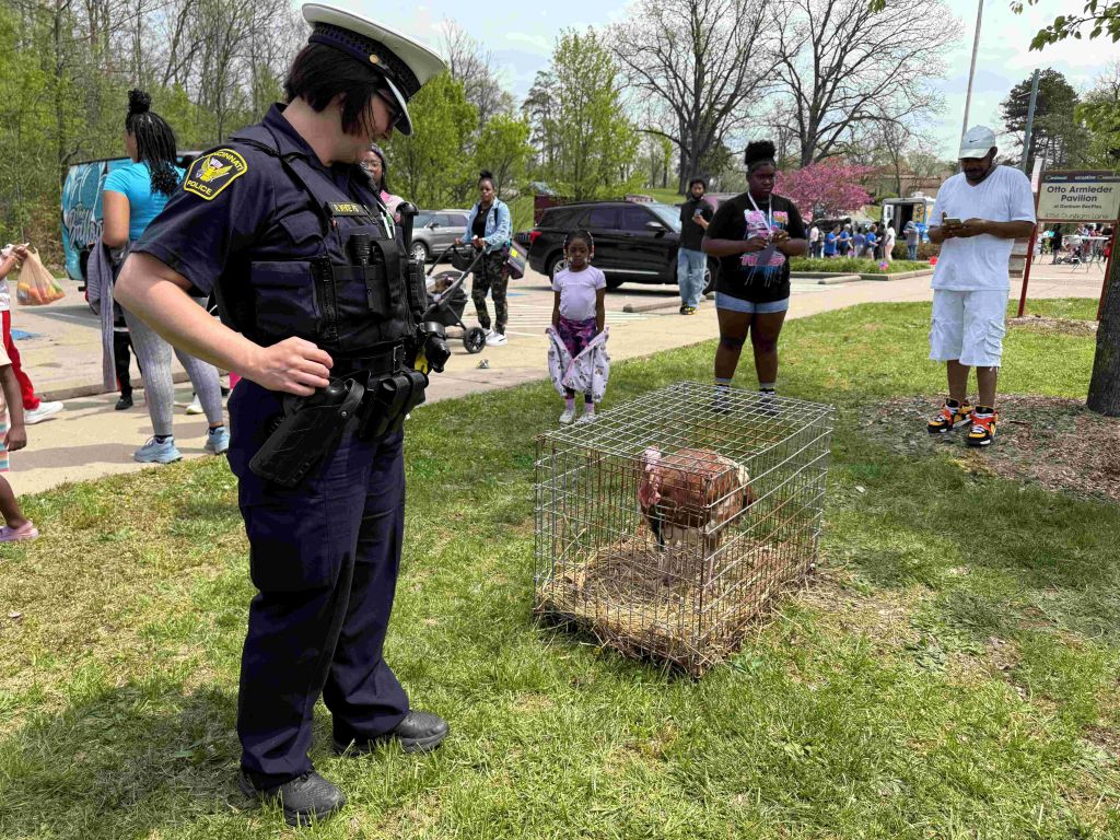 ¡Policía de Cincinnati también compartió con los peques!