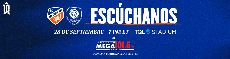 FC Cincinnati recibe a Orlando City en noche especial en el TQL Stadium