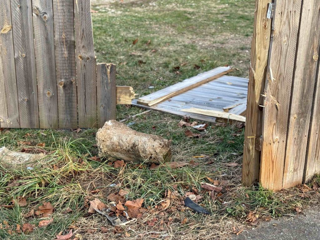 Juguetes, flores y velas en memoria de familia hondureña