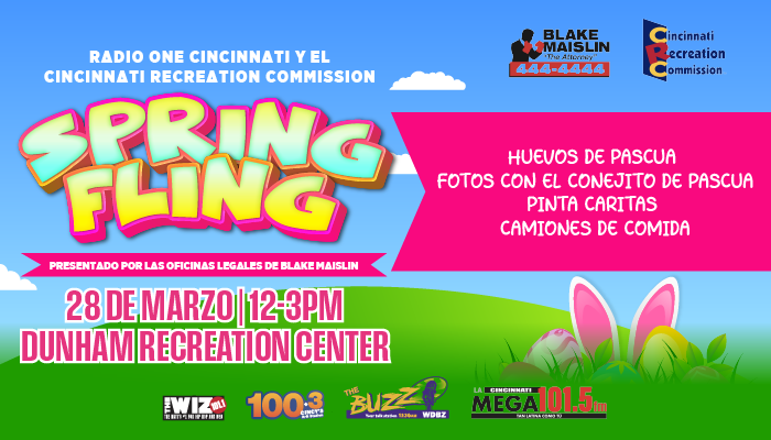 Spring Fling en Cincinnati: Diversión familiar este 28 de marzo