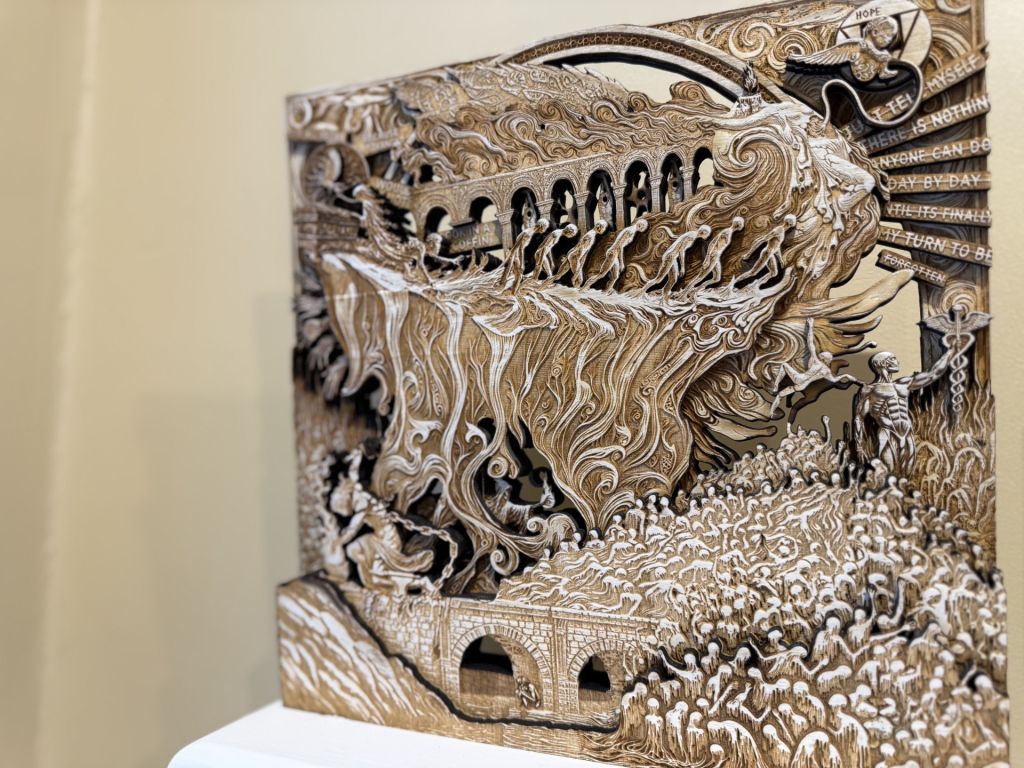 Centro de arte clausura exhibición “Rooms of Grief”