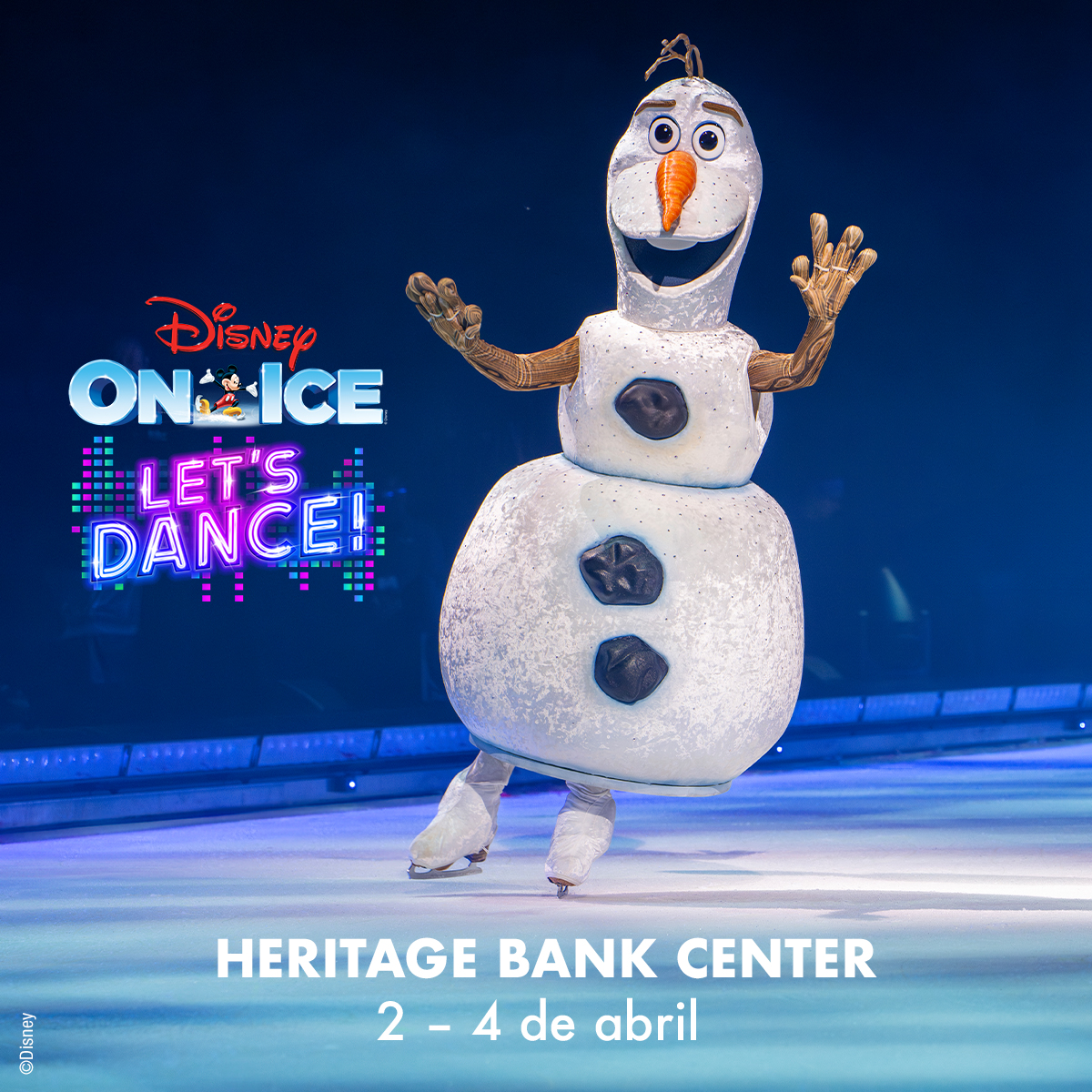 Disney On Ice: ¡Let's Dance! llega al Heritage Bank Center