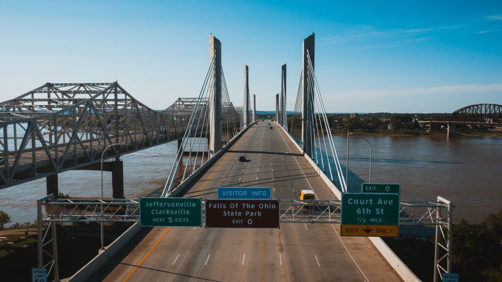 photo of suspension bridge