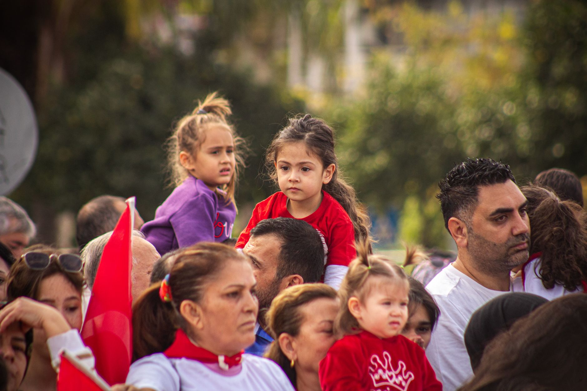 crowd gathering during daytime event in adana