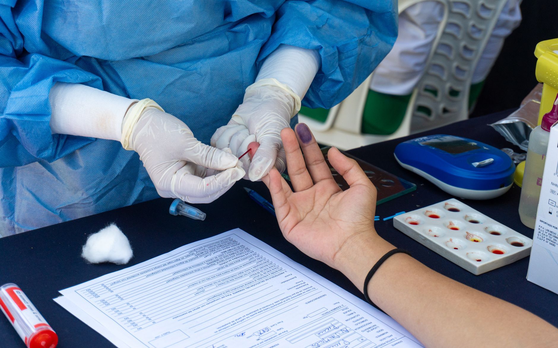 blood donation setup in piura peru